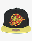 Vancouver Canucks Mitchell & Ness Yellow and Black Glitch Skate Snapback