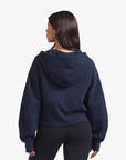 lululemon x Fanatics Ladies Scuba Navy Oversized 1/2 Zip Hoodie