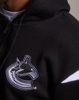 Vancouver Canucks Black Zip-Up Hoodie