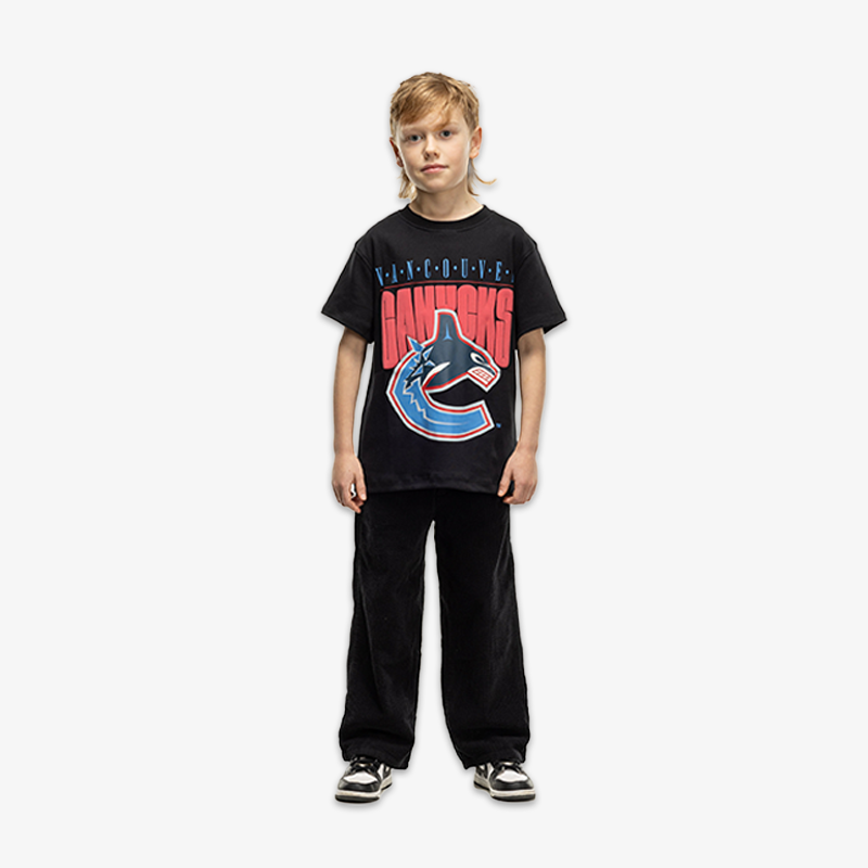 Vancouver Canucks x In House Youth &#39;04 Orca Black Tee