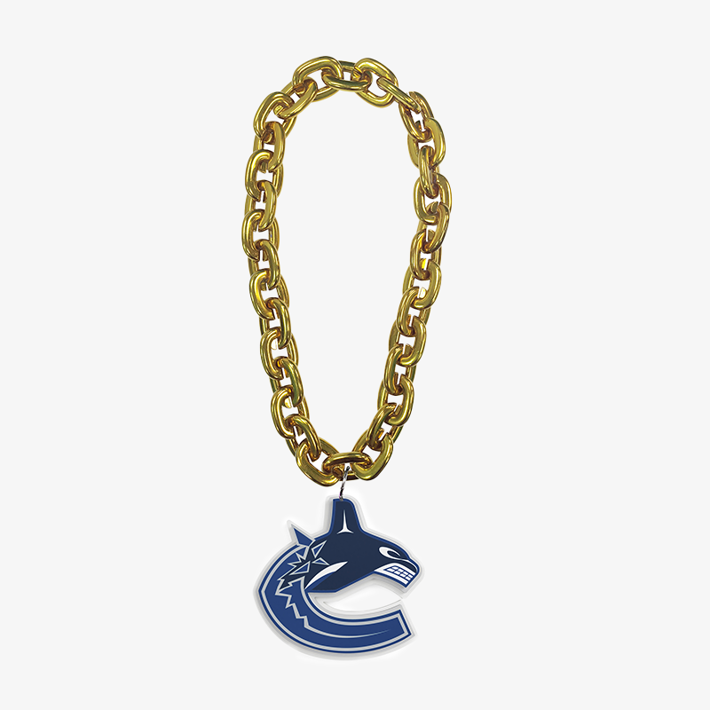 Vancouver Canucks Orca Gold Fanchain