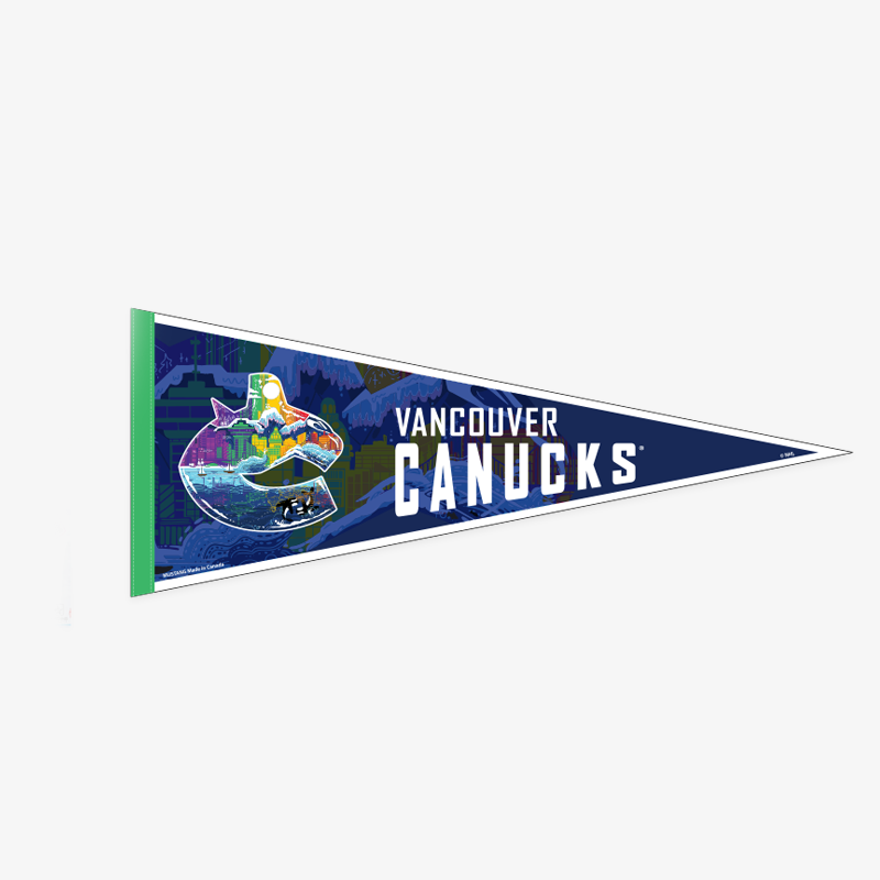 Vancouver Canucks Pride 2024 Pennant