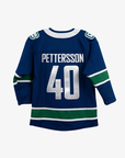 Vancouver Canucks Child Name & Number Home Jersey