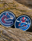 Vancouver Canucks First Nations Night 2026 Primary Logo Puck