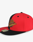 Vancouver Canucks Starter Red and Black Snapback Hat