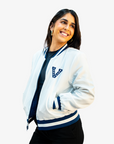 Vancouver Canucks Wild Collective Ladies Reversible Sherpa Bomber