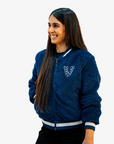 Vancouver Canucks Wild Collective Ladies Reversible Sherpa Bomber