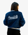 Vancouver Canucks Wild Collective Ladies Reversible Sherpa Bomber