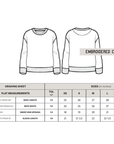 Vancouver Canucks x Line Change Womens Grey Shadow Crewneck