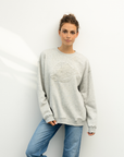 Vancouver Canucks x Line Change Womens Grey Shadow Crewneck