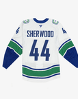 Kiefer Sherwood Away Set 2 Game Worn Jersey (Hit Record-Breaking Jersey)