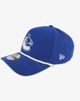 Vancouver Canucks Royal Blue White Rope 940 Orca Snapback