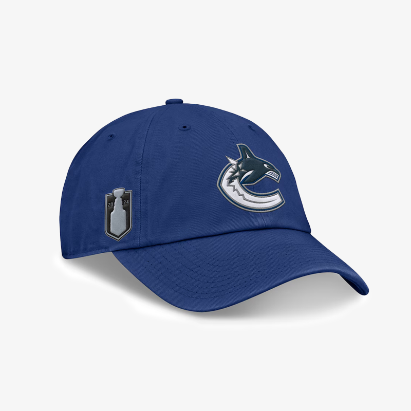 Vancouver Canucks Fanatics Playoff Blue Adjustable Hat