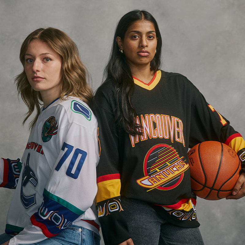 Vancouver Canucks X Grizzlies Black Skate Jersey