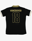 Vancouver Warriors Black Soccer Tshirt