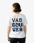 Vancouver Canucks x Line Change Ladies White Street Style Oversized Tee