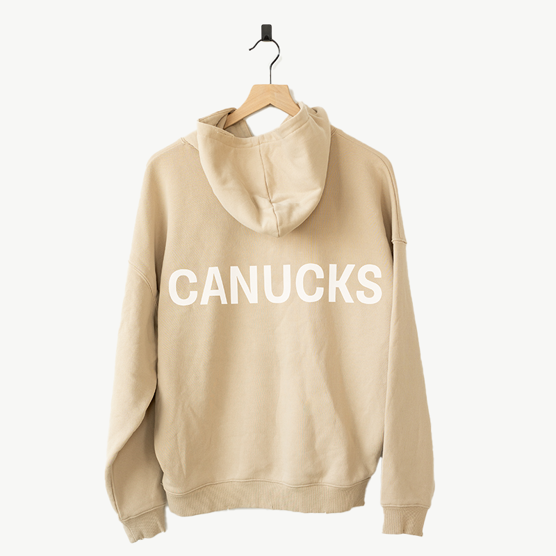 Line Change x Vancouver Canucks Ladies All Day Tan Hoodie