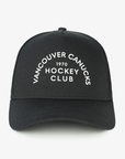 Vancouver Canucks x Line Change Black Trucker Hat