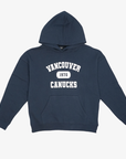 Vancouver Canucks x Line Change Womens Navy Varsity Hoodie