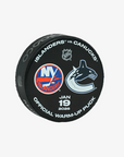 Vancouver Canucks 25/26 Official Warm-Up Puck (vs New York Islanders)