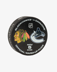 Vancouver Canucks 25/26 Official Warm-Up Puck (vs Chicago Blackhawks)