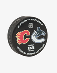 Vancouver Canucks 25/26 Official Warm-Up Puck (vs Calgary Flames)