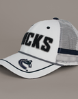 Vancouver Canucks Nucks White Trucker Hat