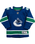 Vancouver Canucks Child Name & Number Home Jersey