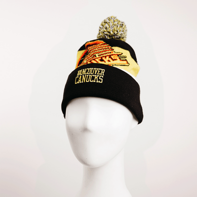 Vancouver Canucks CCM Vintage Striped Pom Skate Knit