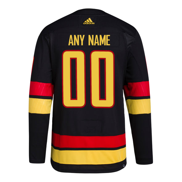 Vancouver Canucks Alternate Pro Heat Press Custom Skate Jersey