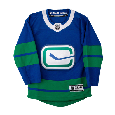 Vancouver Canucks Child Name & Number Third Jersey